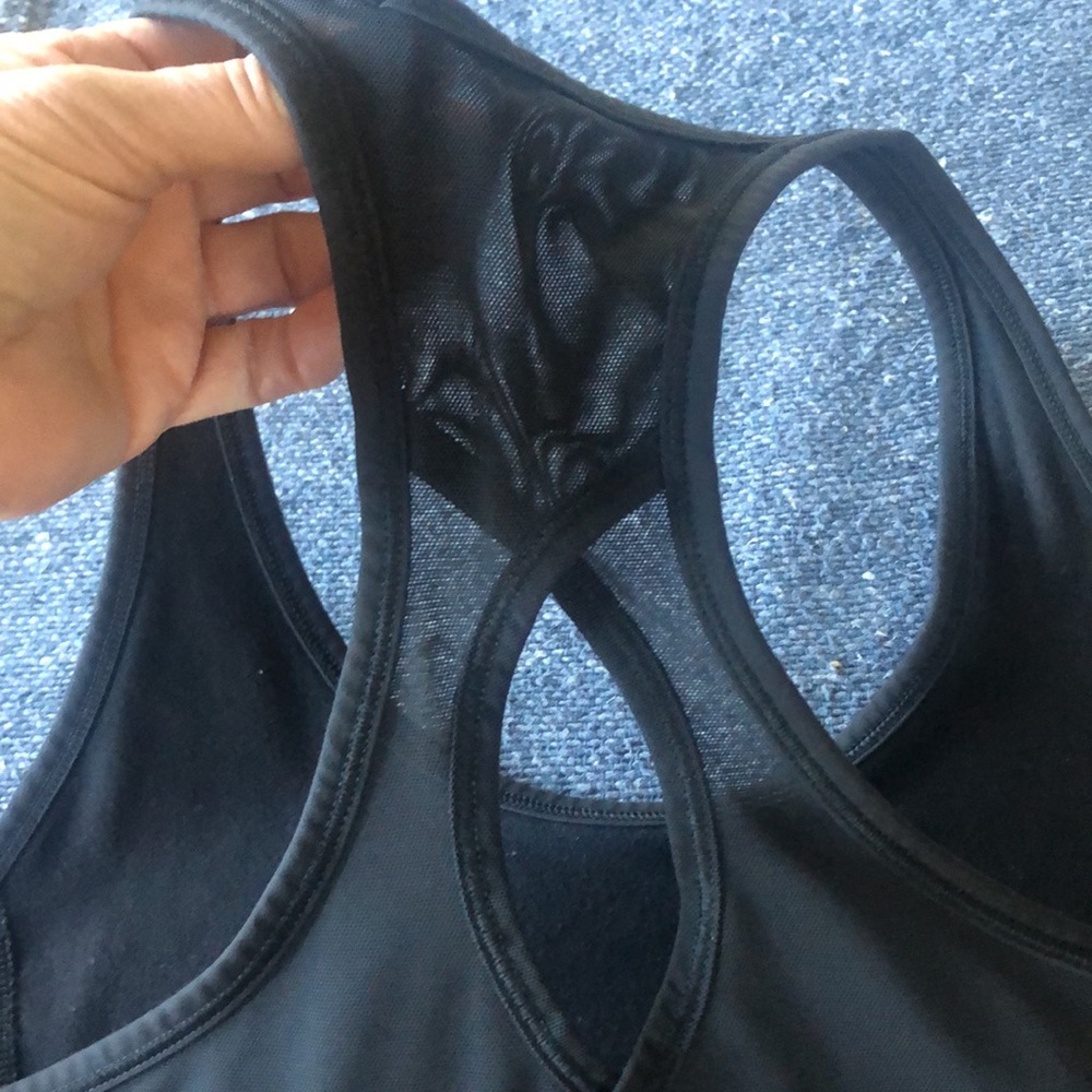 Lululemon sz10 black luon w mesh tank❤️ - Picture 3 of 8